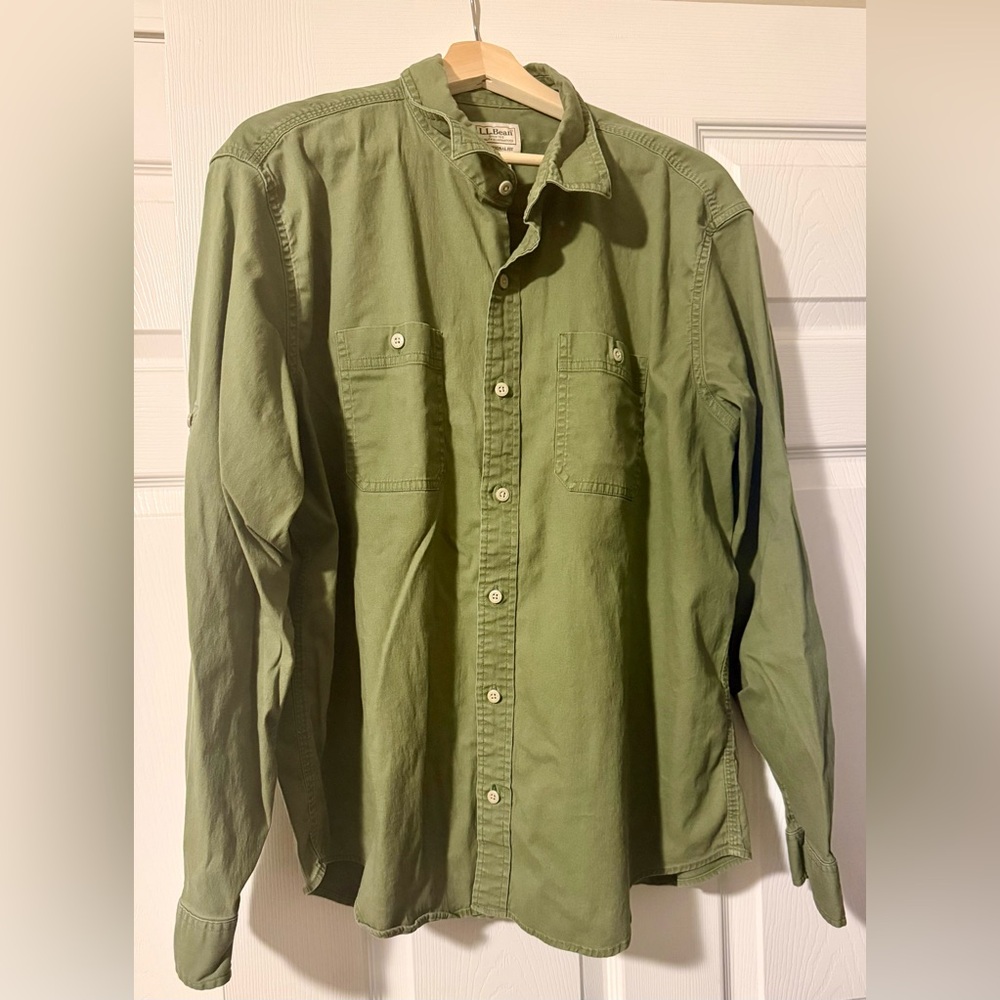 L.L.Bean Traditional Fit Long Sleeve Button Down